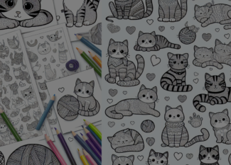 Coloriage chat : 50 dessins mignons et amusants à imprimer pour enfants et adultes amateurs de félins