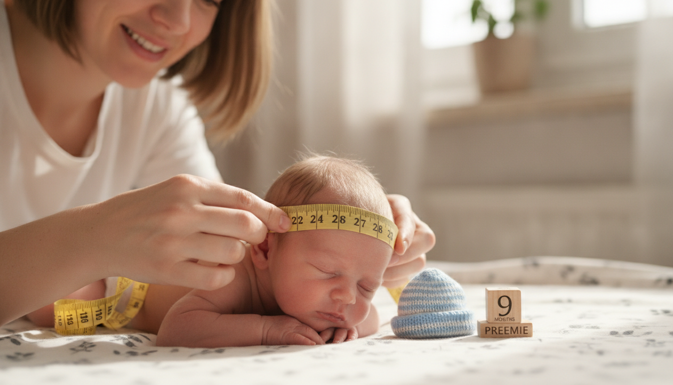 découvrez les références personnalisées de tour de tête pour les bébés de 9 mois, incluant les spécificités liées à la prématurité, pour mieux suivre leur croissance.