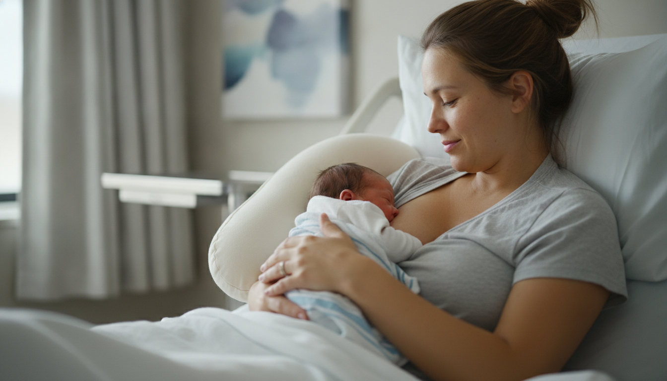 découvrez des positions d'allaitement douces et adaptées après une césarienne pour protéger votre cicatrice et profiter d'un moment serein avec votre bébé.