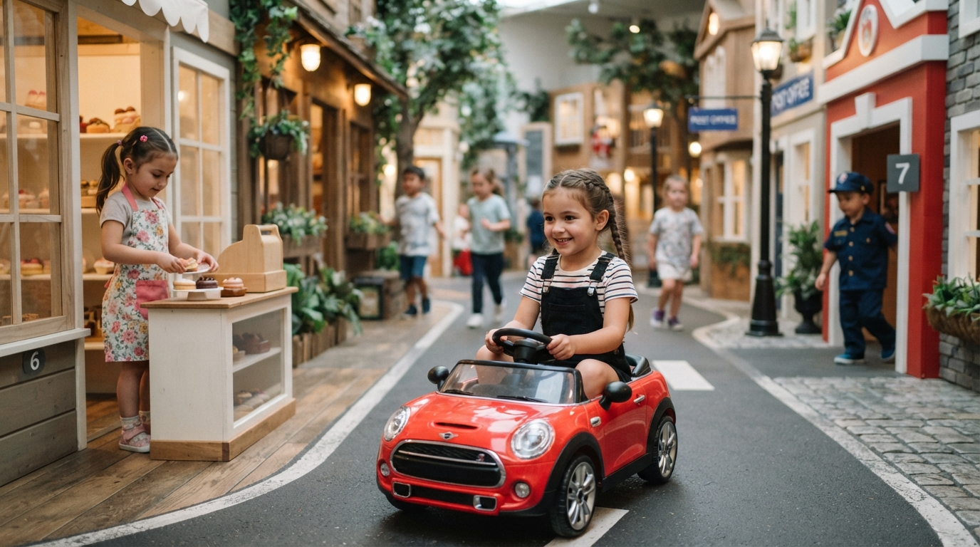découvrez palomano, le parc indoor où les enfants explorent une ville miniature, jouent aux grands et inventent leurs propres aventures.