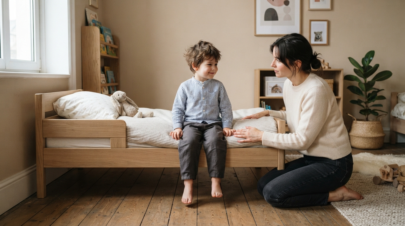 découvrez à partir de quel âge un lit 70 × 160 cm convient à votre enfant, et comment choisir un couchage adapté à sa taille et à ses besoins.